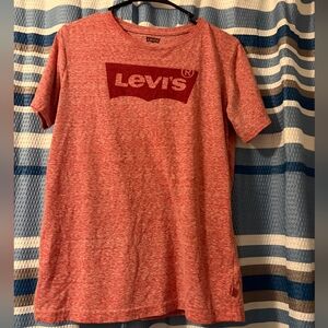 Levi's Red Heather Logo Tee